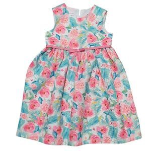 Bonnie Jean Pastel Floral Dress 6